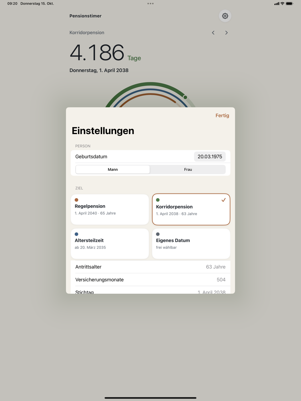 Einstellungen