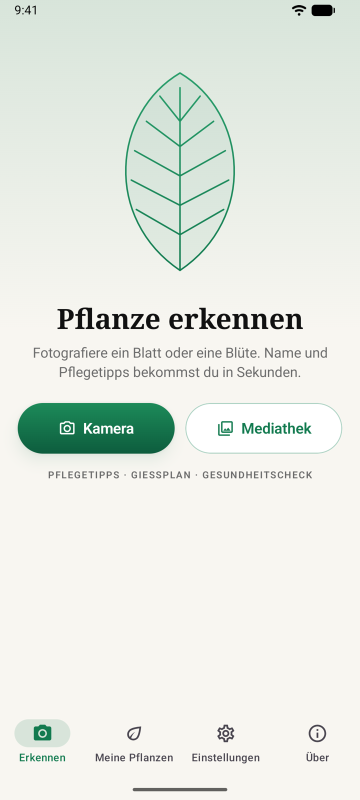 Pflanze per Foto erkennen