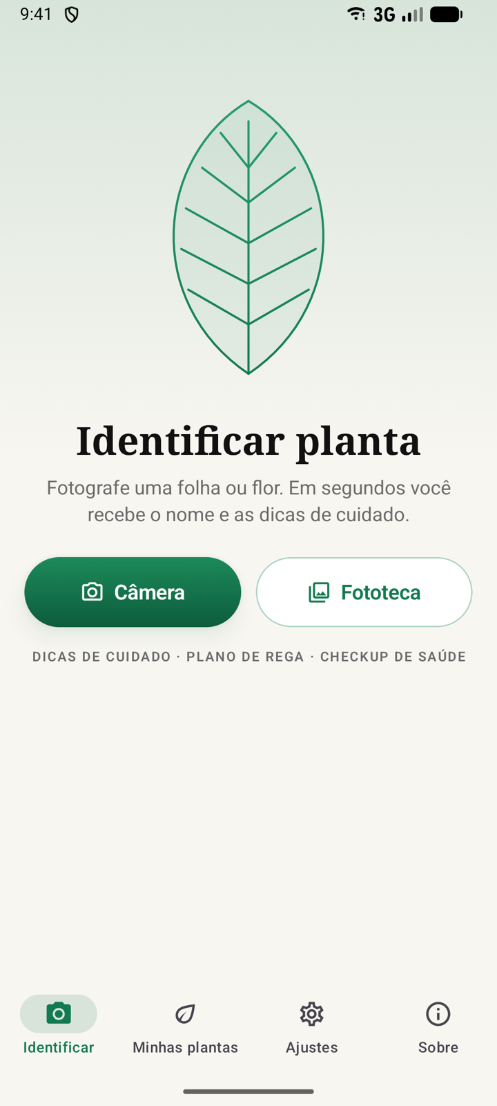 Identificar uma planta por foto