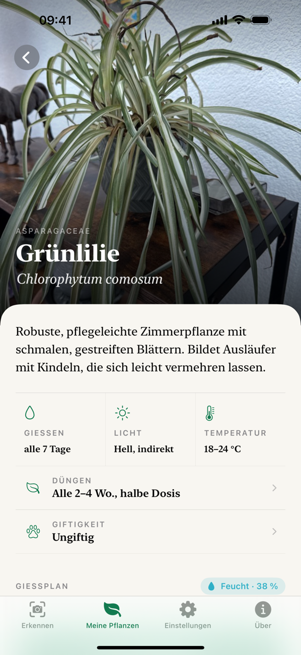 Pflanzenseite mit Titelfoto