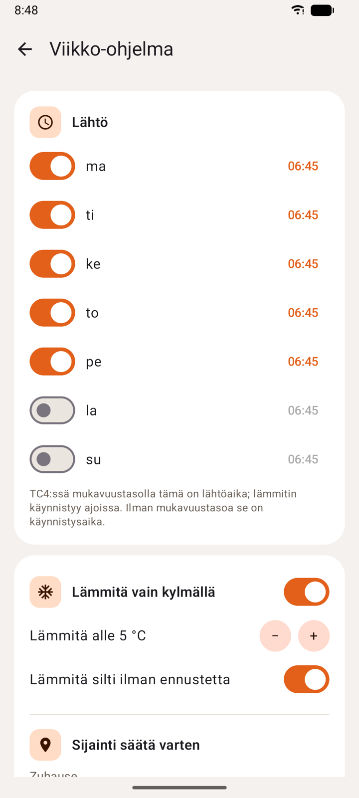 Viikko-ohjelma