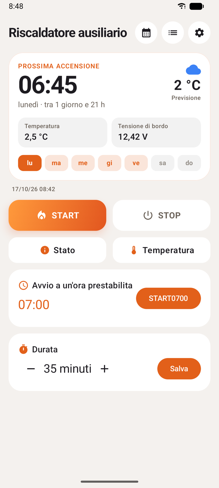 Prossima accensione