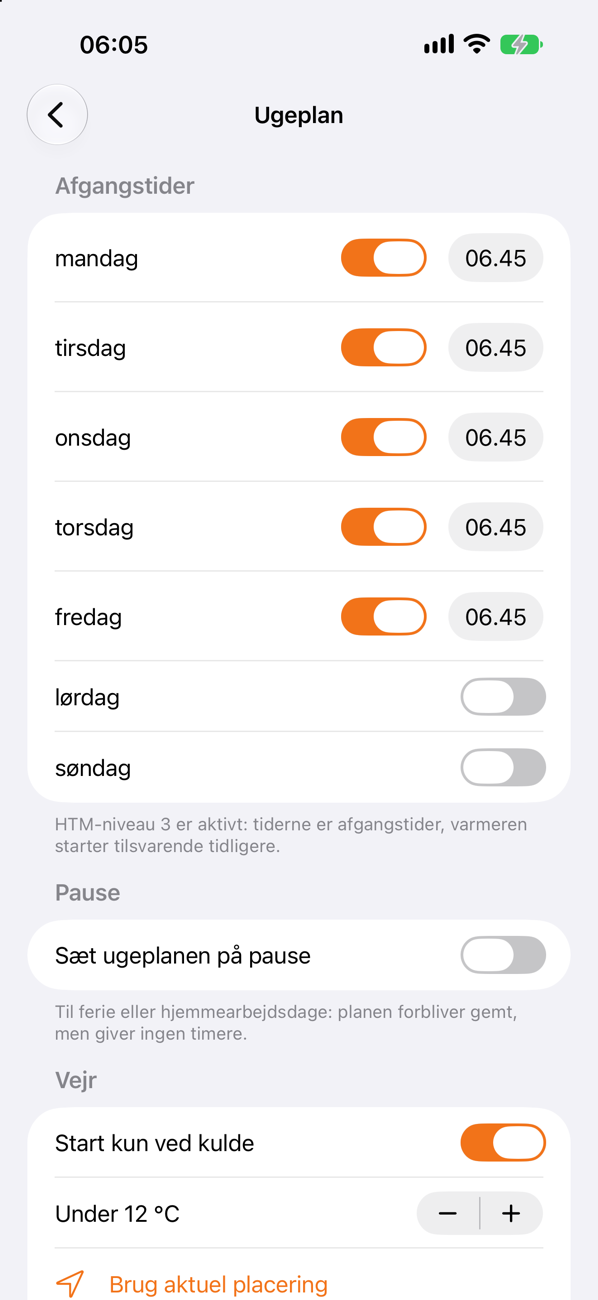 Ugeplan