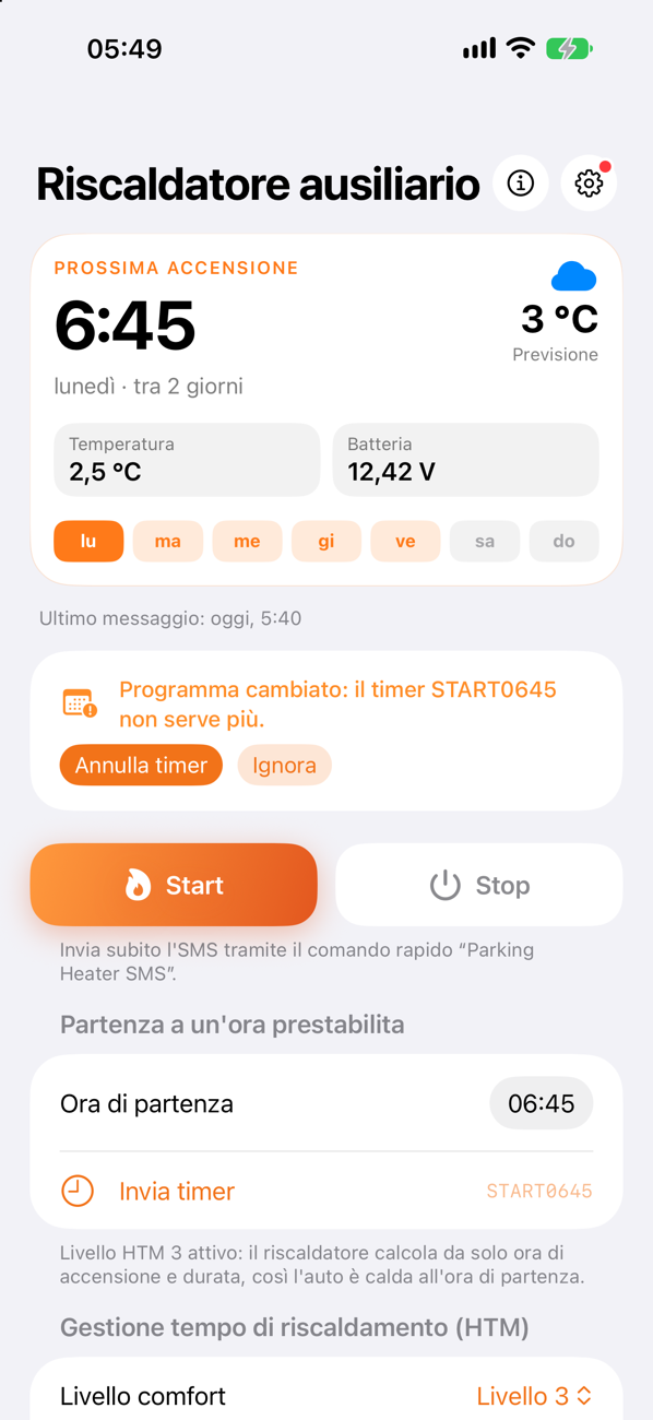 Prossima accensione