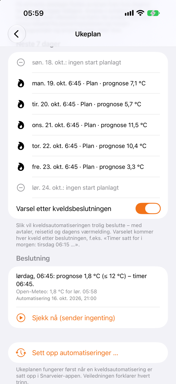 Neste 7 dager