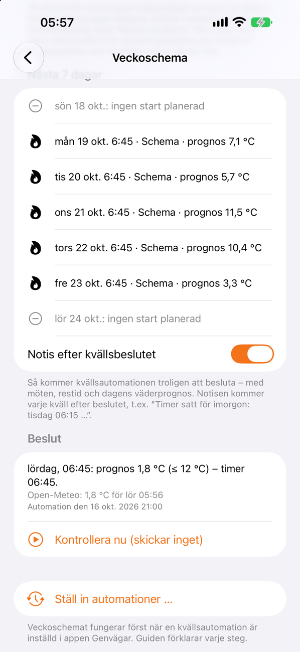Nästa 7 dagar