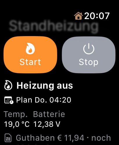 Heizung aus